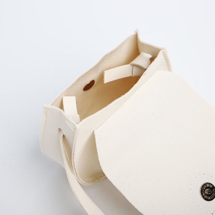 Сумка детская для девочки на магните, цвет белый Сумка детская для девочки на магните, цвет белый