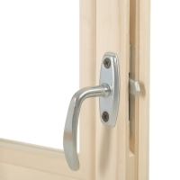 Окно, 40&times;40см, двойное стекло ЛИПА, наружнее открывание