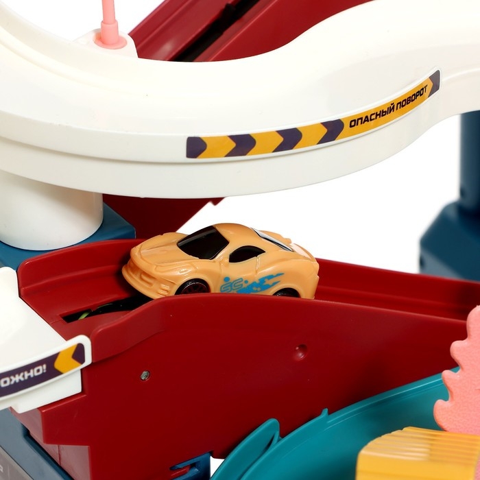 Автотрек &laquo;Виражи&raquo;, световые и звуковые эффекты, работает от батареек