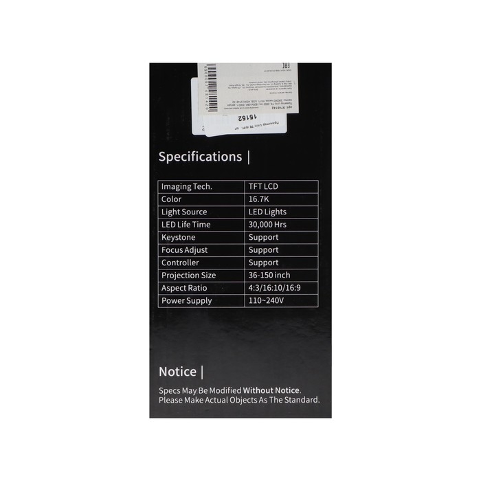 Проектор Unic T6, 2600 лм,1920x1080, 2000:1, ресурс лампы: 300000 часов, Wi Fi, USB, HDMI Проектор Unic T6, 2600 лм,1920x1080, 2000:1, ресурс лампы: 300000 часов, Wi Fi, USB, HDMI