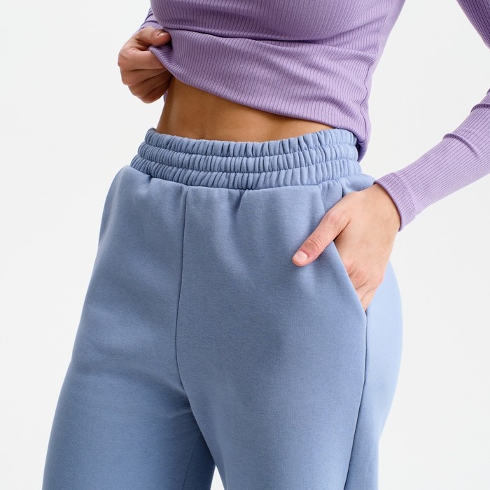 Брюки женские, цвет серо-голубой, размер 42 Брюки женские, цвет серо-голубой, размер 42