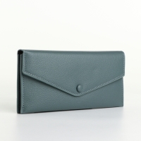 Кошелёк женский на кнопке, цвет синий Кошелёк женский на кнопке, цвет синий