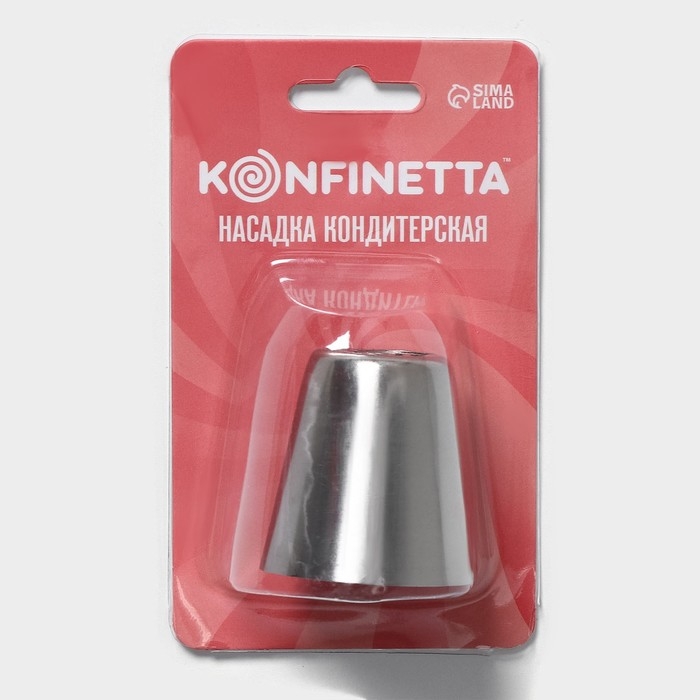 Насадка кондитерская KONFINETTA &laquo;Цветок&raquo;, d=3,7 см, выход d=2,4 см, нержавеющая сталь