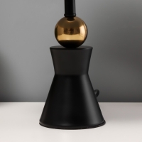 Настольная лампа "Анси" Е27 40Вт черно-золотой 23х23х40 см