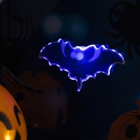 Светодиодная игрушка &laquo;Летучая мышь&raquo; 12.5 &times; 7 см, батарейки AG13х3 (в комплекте), свечение мульти