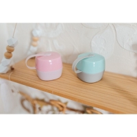 Контейнер для хранения и стерилизации детских сосок и пустышек, цвет белый/розовый Контейнер для хранения и стерилизации детских сосок и пустышек, цвет белый/розовый