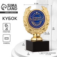 Кубок &laquo;Лучший руководитель&raquo; наградная фигура, пластик, 13 х 8 х 5 см.