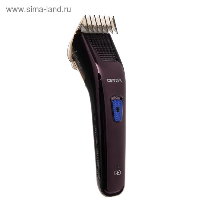 Машинка для стрижки Centek CT-2122, 7 Вт, 3-21 мм, титановые лезвия, фиолетовая Машинка для стрижки Centek CT-2122, 7 Вт, 3-21 мм, титановые лезвия, фиолетовая
