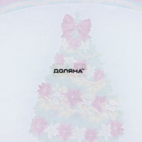 Блюдо стеклянное овальное Доляна &laquo;Новогодняя ель&raquo;, 30&times;21 см