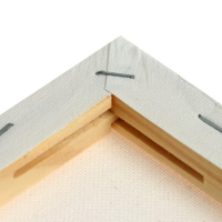 Холст на подрамнике, хлопок 100%, 50 х 50 х 1.8 см, акриловый грунт, мелкозернистый, 280 г/м&sup2;