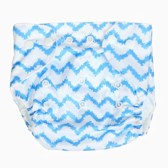Набор многоразовых подгузников &laquo;Зигзаг&raquo; 3-15 кг, с вкладышами