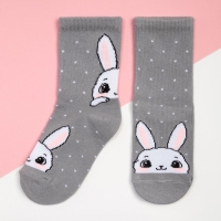 Носки детские KAFTAN "Зайчик" р-р 14-16, серый Носки детские KAFTAN "Зайчик" р-р 14-16, серый