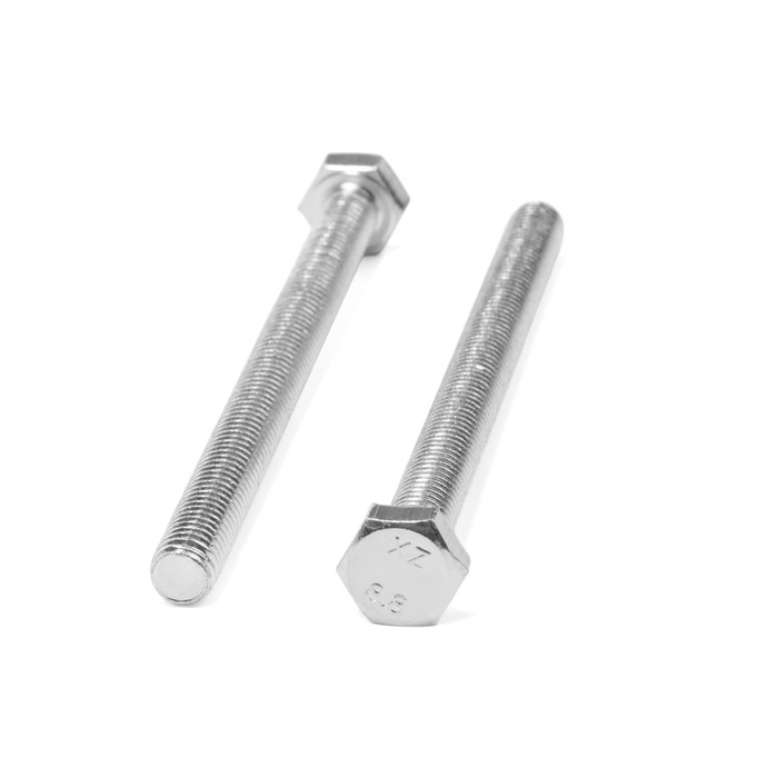 Болт ТУНДРА, оцинкованный, DIN 933, класс прочности 8.8, М8х100 мм, 5 кг Болт ТУНДРА, оцинкованный, DIN 933, класс прочности 8.8, М8х100 мм, 5 кг