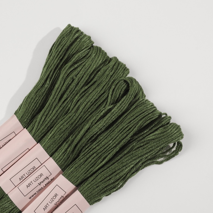 Набор ниток мулине №3363, 8 &plusmn; 1 м, 6 шт, цвет сосновый