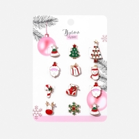 Новый год! Значок "Новогодняя сказка" форма МИКС, цвет МИКС (неделимая фас.12шт, цена за шт) Новый год! Значок "Новогодняя сказка" форма МИКС, цвет МИКС (неделимая фас.12шт, цена за шт)