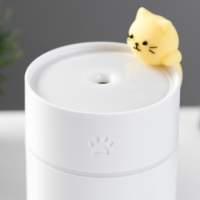 Ночник-увлажнитель "Котенок" LED 2Вт USB 260мл белый 7,5х7,5х12 см RISALUX Ночник-увлажнитель "Котенок" LED 2Вт USB 260мл белый 7,5х7,5х12 см RISALUX