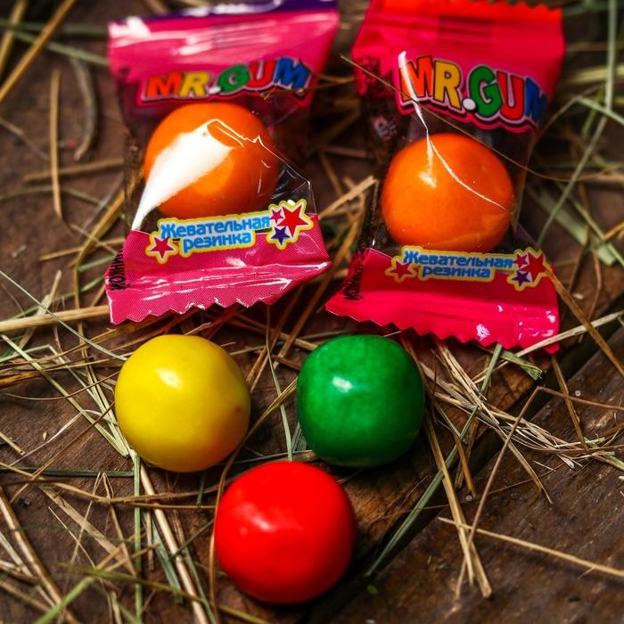 Хэллоуин Жевательная резинка &laquo;Воо&raquo;: со вкусом тутти-фрутти, 47 г.