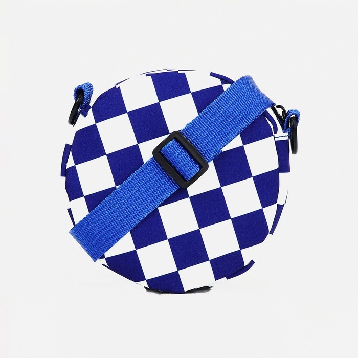 Сумка детская на молнии, наружный карман, регулируемый ремень, цвет синий Сумка детская на молнии, наружный карман, регулируемый ремень, цвет синий