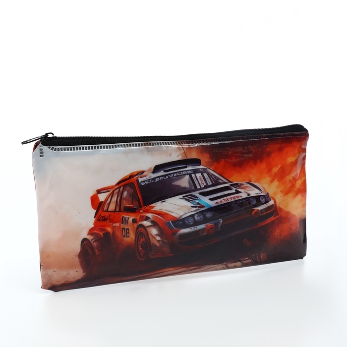 Косметичка-пенал на молнии, цвет коричневый Косметичка-пенал на молнии, цвет коричневый