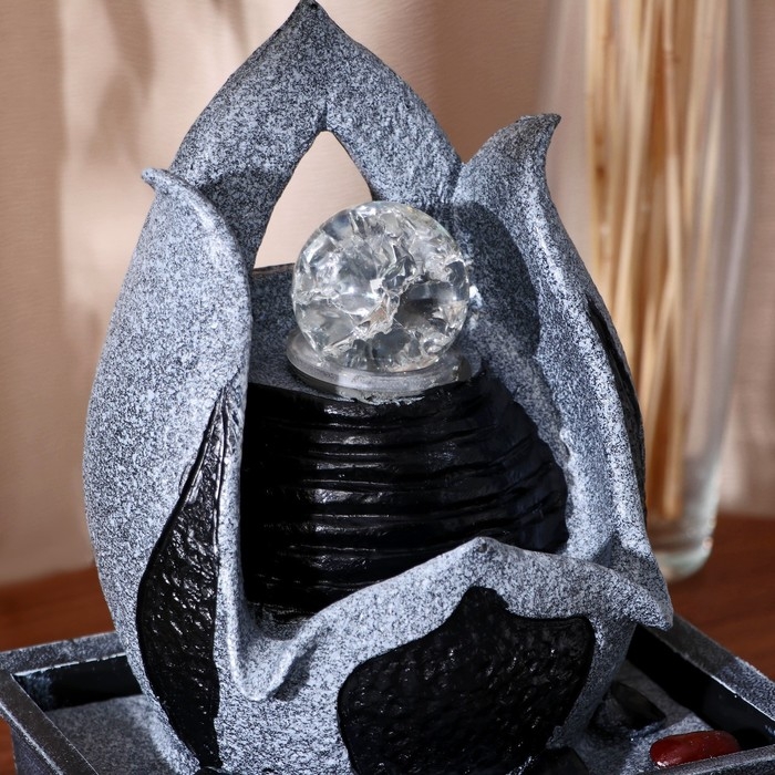 Фонтан "Мелитон" лепестки, 19х13х26 см (с подсветкой)