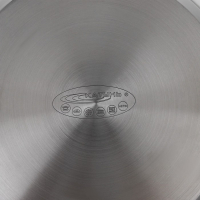 Сковорода &laquo;Общепит&raquo;, d=30 см, толщина корпуса 0,6 мм, дно 3,5 мм, с теплораспределительным слоем, антипригарное покрытие, индукция