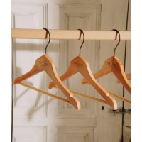 Плечики - вешалки для одежды SL Home, 5 шт, детские, дерево лотос, 33&times;21 см