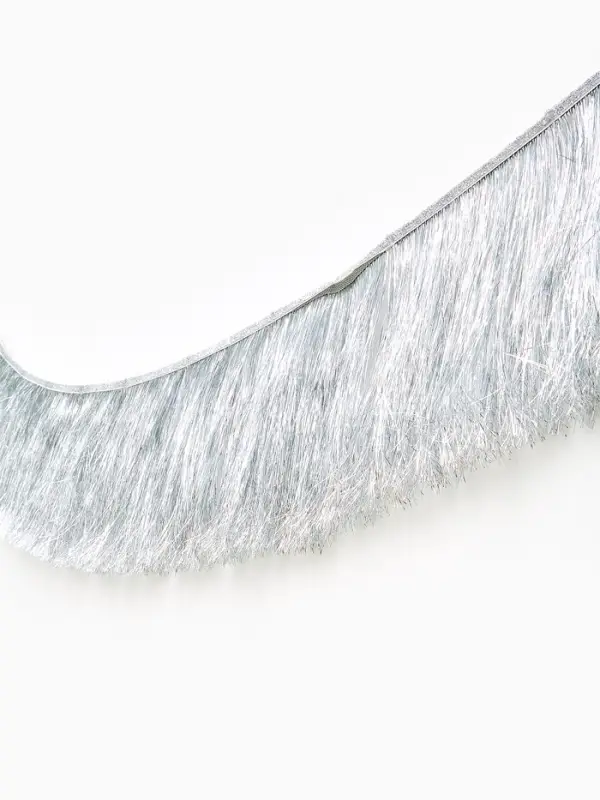 Гирлянда "Бахрома" 2 м серебреная