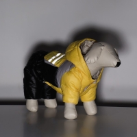 Комбинезон "Анорак" светоотражающий, размер 16 (ДС 36, ОГ 46, ОШ 35 см), чёрно-жёлтый Комбинезон "Анорак" светоотражающий, размер 16 (ДС 36, ОГ 46, ОШ 35 см), чёрно-жёлтый