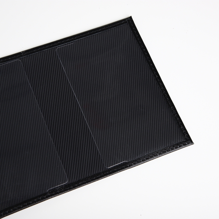 Обложка для паспорта, TEXTURA, цвет чёрный