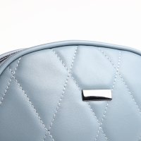 Сумка женская кросс-боди на молнии, цвет серо-голубой Сумка женская кросс-боди на молнии, цвет серо-голубой