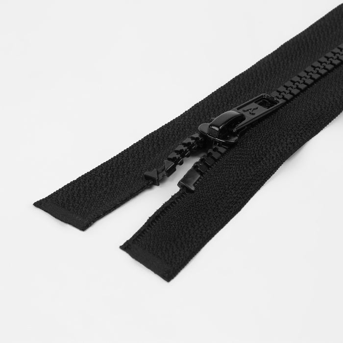 Молния &laquo;Трактор&raquo;, №5, разъёмная, замок автомат, 100 см, цвет чёрный, цена за 1 штуку