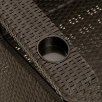 Набор садовой мебели: два кресла и стол, мокко Набор садовой мебели: два кресла и стол, мокко