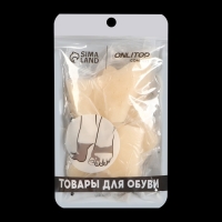 Бандаж на стопу, силиконовый, с корректором, с магнитами, 7,5 &times; 7 см, цвет бежевый