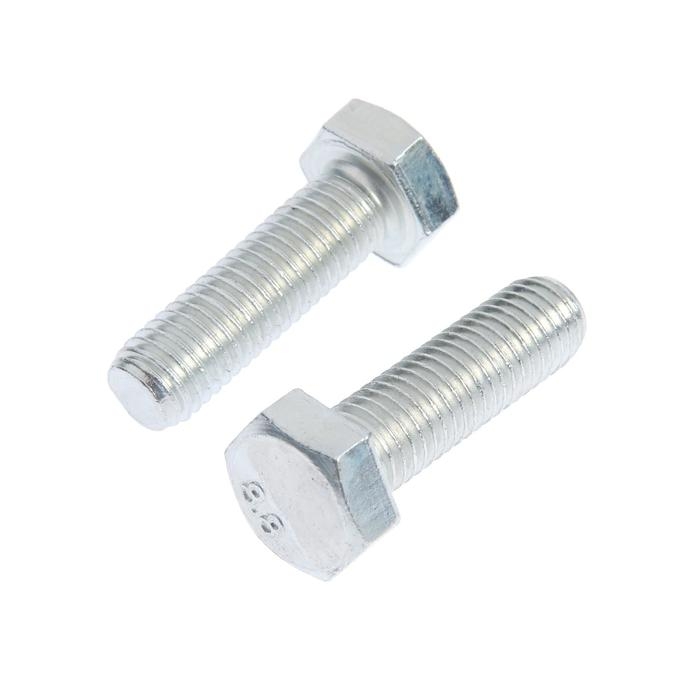 Болт ТУНДРА, оцинкованный, DIN 933, класс прочности 8.8, М12х40 мм, 1 кг Болт ТУНДРА, оцинкованный, DIN 933, класс прочности 8.8, М12х40 мм, 1 кг