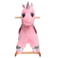 Качалка &laquo;Единорог&raquo;, пушистый