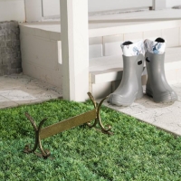 Декроттуар для очистки обуви, 32,5 &times; 15 см, бронза