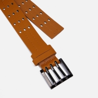 Ремень женский, ширина 3,5 см, пряжка металл, цвет рыжий Ремень женский, ширина 3,5 см, пряжка металл, цвет рыжий