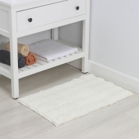 Коврик для дома LaDо́m, букли, плотность 1900 г, 50&times;80 см, цвет белый