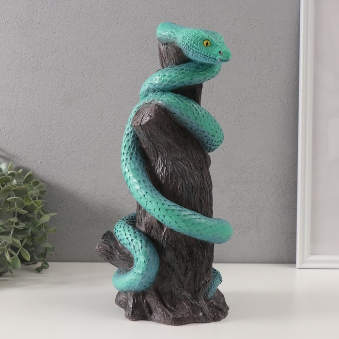 Копилка Копилка"ЗМЕЯ НА ПЕНЬКЕ" 33 х 14 х 15 см.