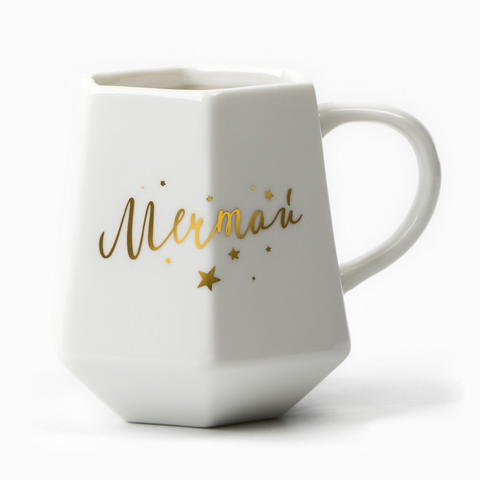 Кружка керамическая «Мечтай», 300 мл, цвет белый Кружка керамическая «Мечтай», 300 мл, цвет белый