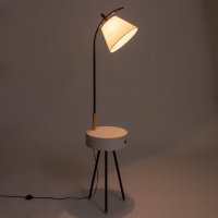 Торшер с ящиком "Лолита" Е27 белый 35х35х156см Торшер с ящиком "Лолита" Е27 белый 35х35х156см