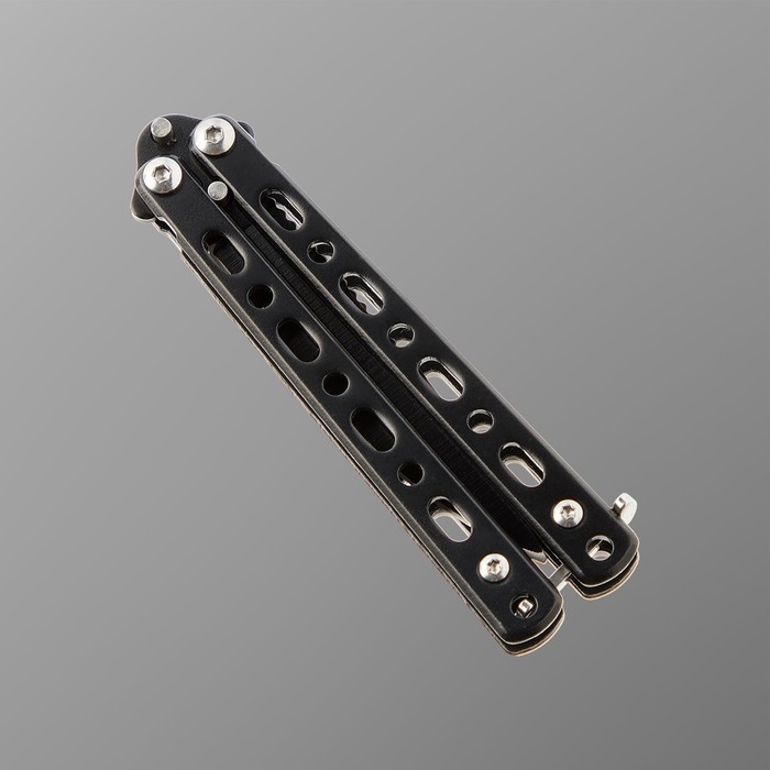 Нож-бабочка &laquo;Вихрь&raquo;, 15.7 см, клинок 68 мм/1.3 мм, черный