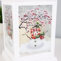 Ночник "Рождественский" LED 1Вт 3хAАА белый 10,5х10,5х25см Ночник "Рождественский" LED 1Вт 3хAАА белый 10,5х10,5х25см