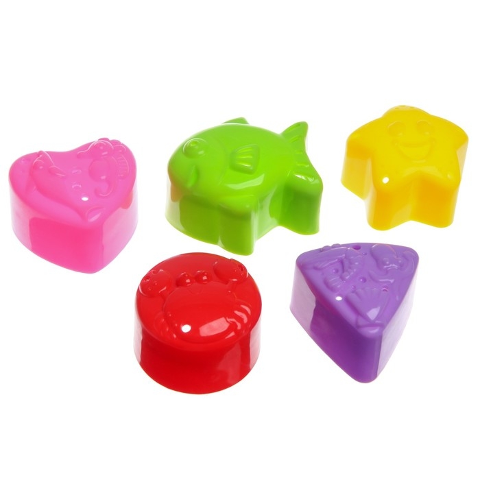 Набор игрушек для ванны &laquo;Поймай рыбку&raquo;, сачок + 5 игрушек