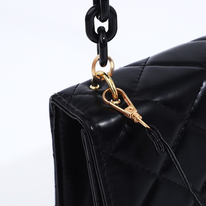 Сумка-мессенджер на магните, цвет чёрный Сумка-мессенджер на магните, цвет чёрный