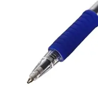 Набор шариковых ручек Calligrata, 4 штуки, автоматические, синий стержень, резиновый упор