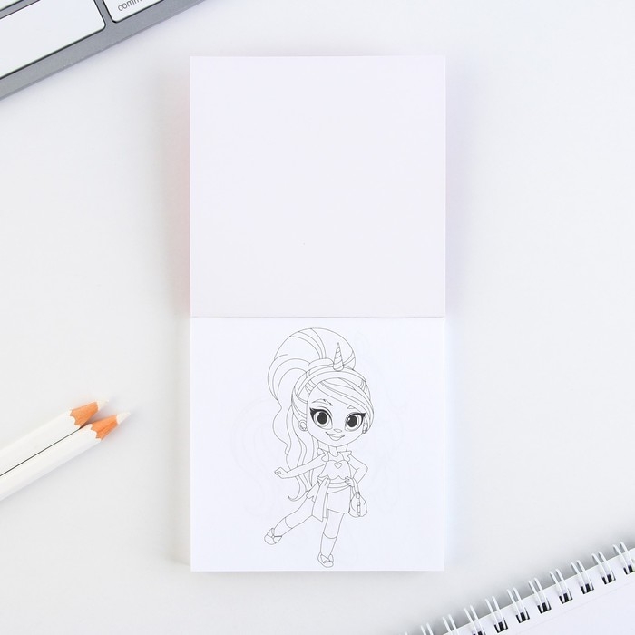 Подарочный набор: блокнот-раскраска и восковые мелки &laquo;С праздником весны&raquo;