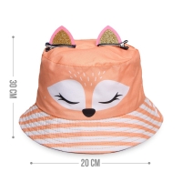 Панама детская для девочки &laquo;Лисичка&raquo;, с ушками, р-р 52-54