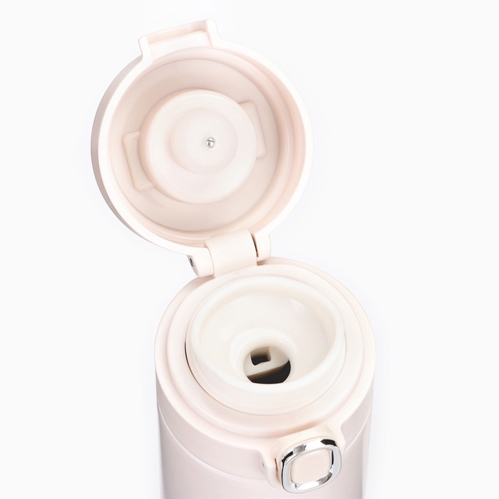 Термокружка, 420 мл, Simple Life is beauty, сохраняет тепло 8 ч, термометр