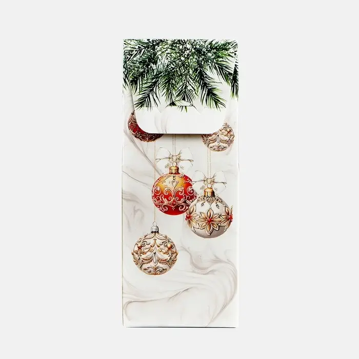 Коробка складная &laquo;С Новым Годом!&raquo;, 6&times;14.5&times;3.5 см